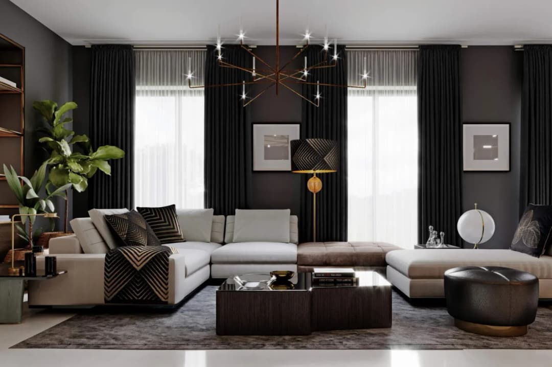 Jakie dodatki do czarnych mebli w salonie ożywią Twoje wnętrze?